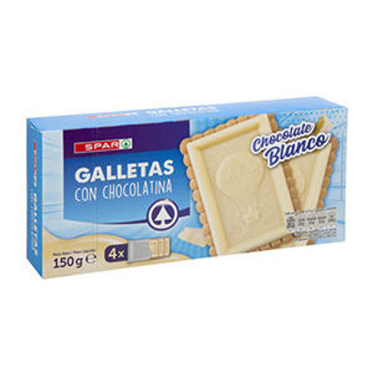 Picture of Bolacha SPAR Chocolatinho Branco 150gr