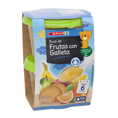 Picture of Puré Fruta SPAR Bolacha 2x200gr