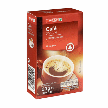 Picture of Café SPAR Solúvel Descafeinado 10x2gr
