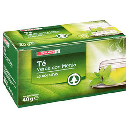 Picture of Chá SPAR Verde C/Menta 20 Saquetas