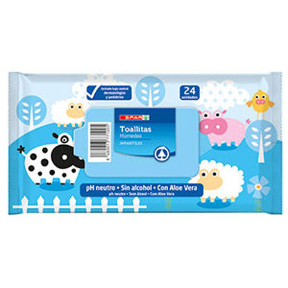 Picture of Toalhitas SPAR Infantis 24un