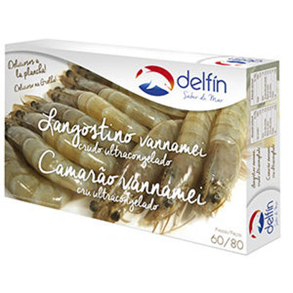 Picture of Camarão DELFIN Vannamei Cru 60/80 800gr