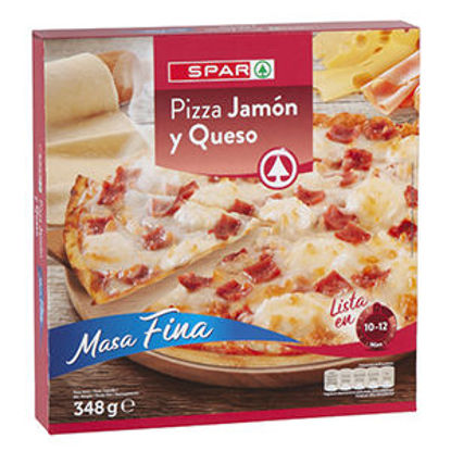 Imagem de Pizza SPAR Congelada Queijo e Fiambre 348gr