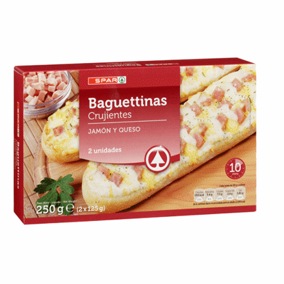 Picture of Baguete SPAR Fiambre Queijo 2x125gr