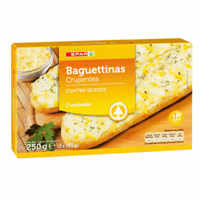 Picture of Baguete SPAR Quatro Queijos 2x125gr