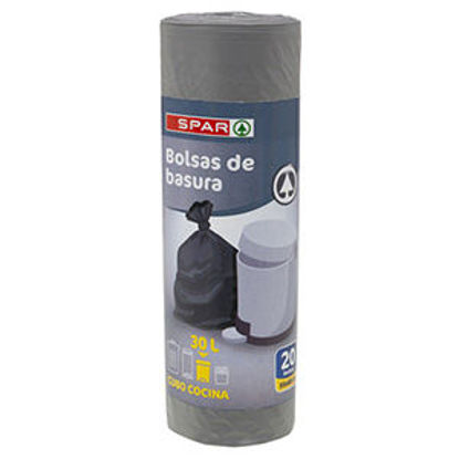 Picture of Sacos Lixo SPAR Cinz Alt Dens 30lt 20un
