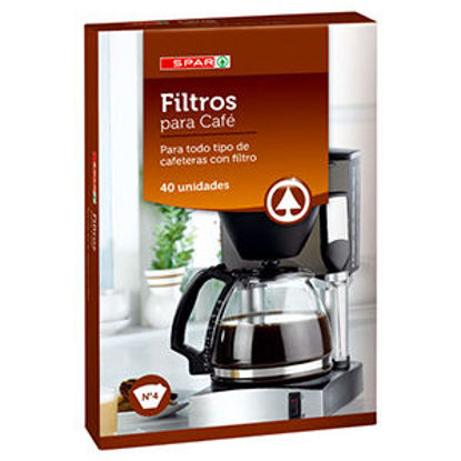 Picture of Filtro Café SPAR N4 40un