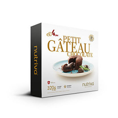 Picture of Petit Gâteau NUTRIVA Chocolate 4x80gr
