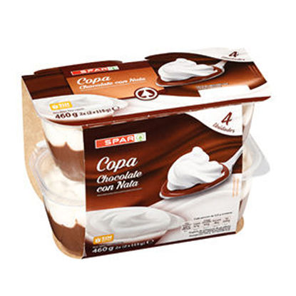 Picture of Sobremesa SPAR Copo Choc C/ Nata 4x115gr