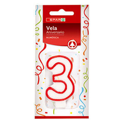 Picture of Vela Aniversário N3 un