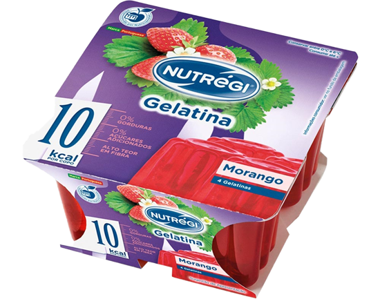 Picture of Gelatina NUTREGI Light Morango 4x100gr