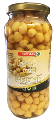 Picture of Grão Bico SPAR Cozido Frasco 540gr