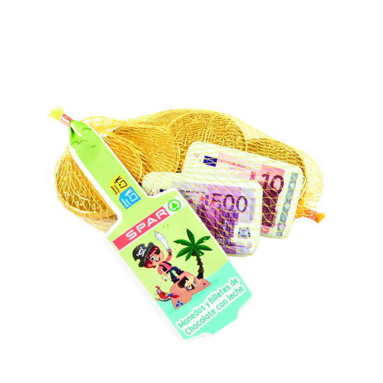Picture of Chocolate SPAR Rede Mix Moedas Notas 1un
