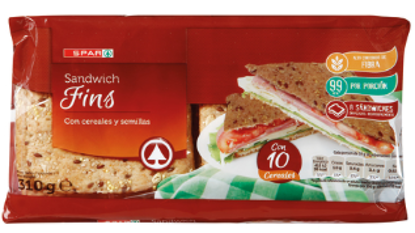 Picture of Pão SPAR Sandwich Thins 310gr