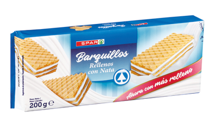 Picture of Bolacha SPAR Wafer Rech Nata 200gr