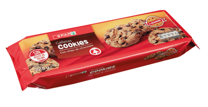 Picture of Bolacha SPAR Cookies Choc Preto 225gr