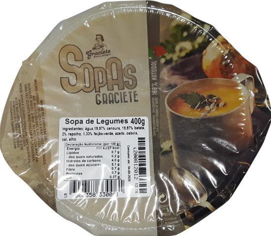 Picture of Sopa GRACIETE Creme Legumes 400gr