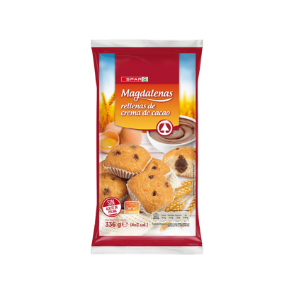 Picture of Madalenas SPAR Recheio Chocolate 336gr