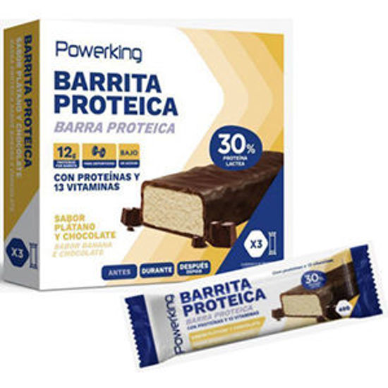 Picture of Barra Prot POWERKING Ban Choc 3x40gr