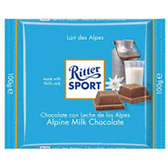 Picture of Choc RITTER SPORT Leite 100gr 