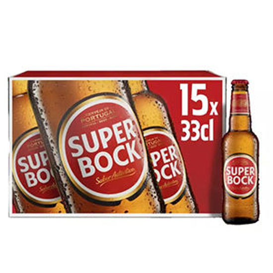 Imagem de Cerveja SUPER BOCK Branca 15x0,33lt