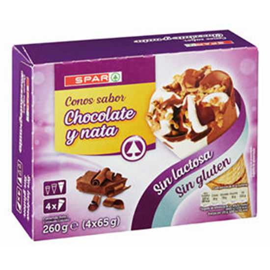 Picture of Cone SPAR Nata Choc S/Gl S/Lt 4x65gr