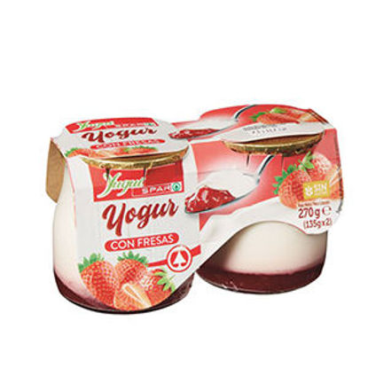 Picture of Iog SPAR Vidro Morango 2x135gr