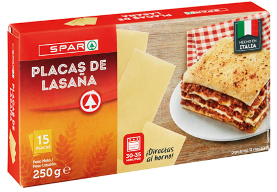 Picture of Placas P/Lasanha SPAR 250gr