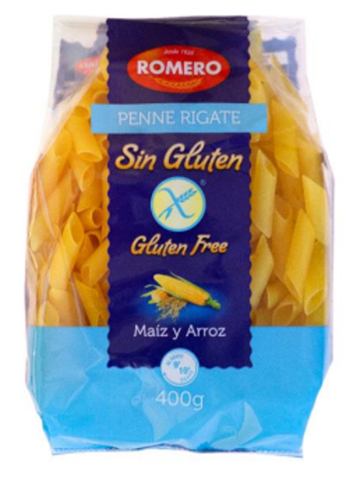 Picture of Massa ROMERO Penne S/ Gluten 400gr