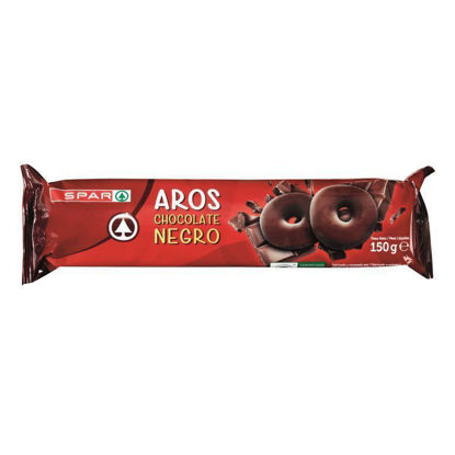 Picture of Bolacha SPAR Argolinhas Choc Negro 150gr