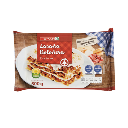 Picture of Lasanha SPAR Bolonhesa C/Bechamel 500gr