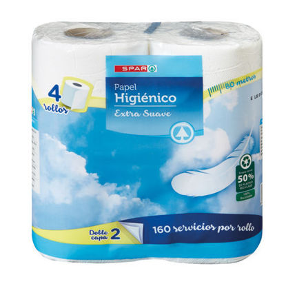 Picture of Papel Hig SPAR 100% Ext Suave 4Rolos