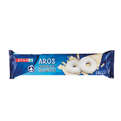 Picture of Bolacha SPAR Argolinhas Choc Branc 150gr