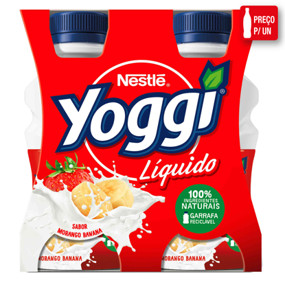 Picture of Iog YOGGI Liq Morango Banana 160gr