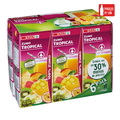 Picture of Sumo SPAR Tropical Minibrick 200ml