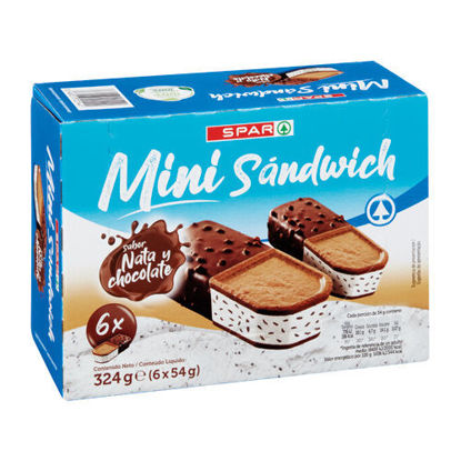 Picture of Gelado SPAR Mini-Sandw Nat Cho 6x85ml