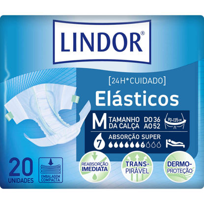 Picture of Fraldas LINDOR Incont Elástico Med 20un