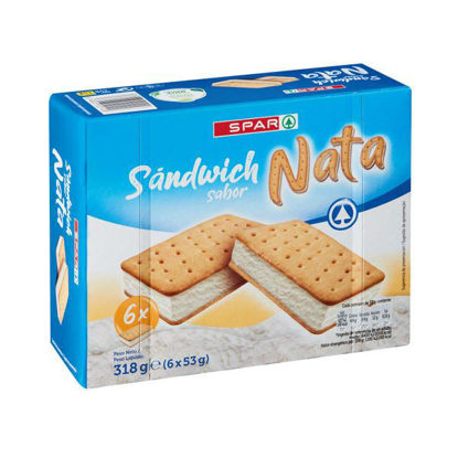 Picture of Gelado SPAR Sandw Nata 6x100ml