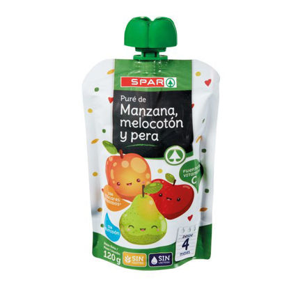 Picture of Puré Fruta SPAR Maçã Pêssego Pêra 120gr