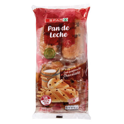 Picture of Pão Leite SPAR Pepitas Choc 8un 365gr