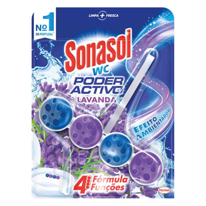 Picture of Bloco Sanit SONASOL WC Poderactivo Lavanda 50gr