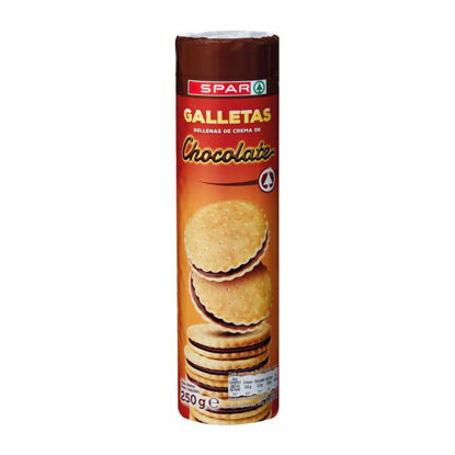 Picture of Bolacha SPAR Recheadas Chocolate 250gr