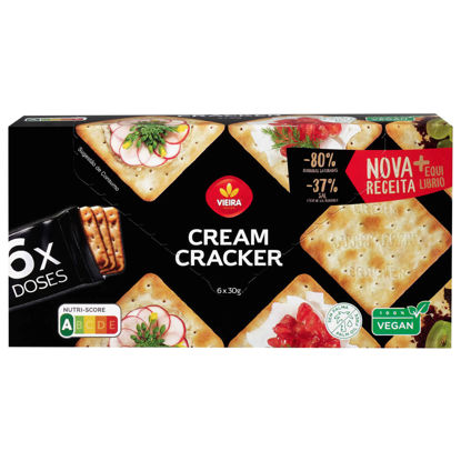 Picture of Bolacha VIEIRA Cream Cracker 6x30gr