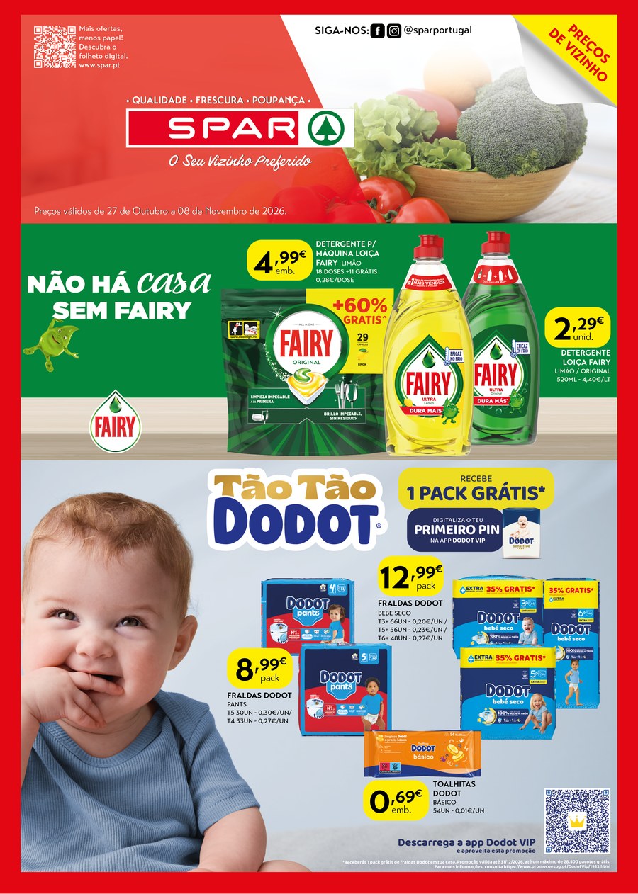 Primeira página do folheto Monodolha - P&G